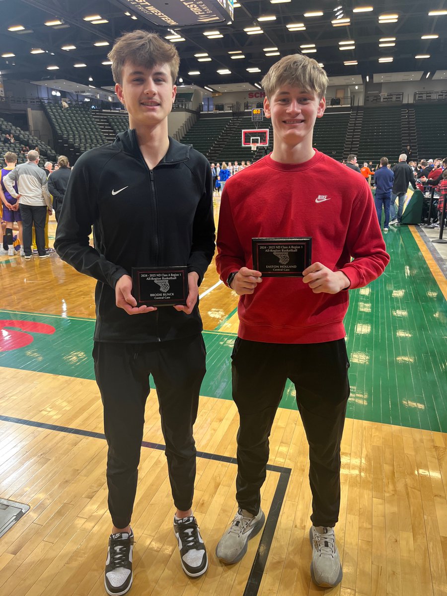 Congrats to Brodie Runck and Easton Holland on making the All-Region team! #squirrelpride