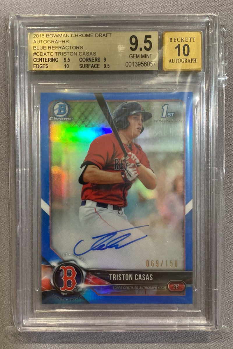 GrantsCardVault's tweet photo. 🚨GIVEAWAY🚨 

Monster Casas 1st Bowman Auto /150

Thank you all for being so awesome always!  I have so much fun getting to sell sports cards. 

🔶RT & Like for an entry!!🔶

Second Entry for joining the discord!!

Just dm a screenshot of you joining so I can track.

https://t.co/HtupcqVfvY