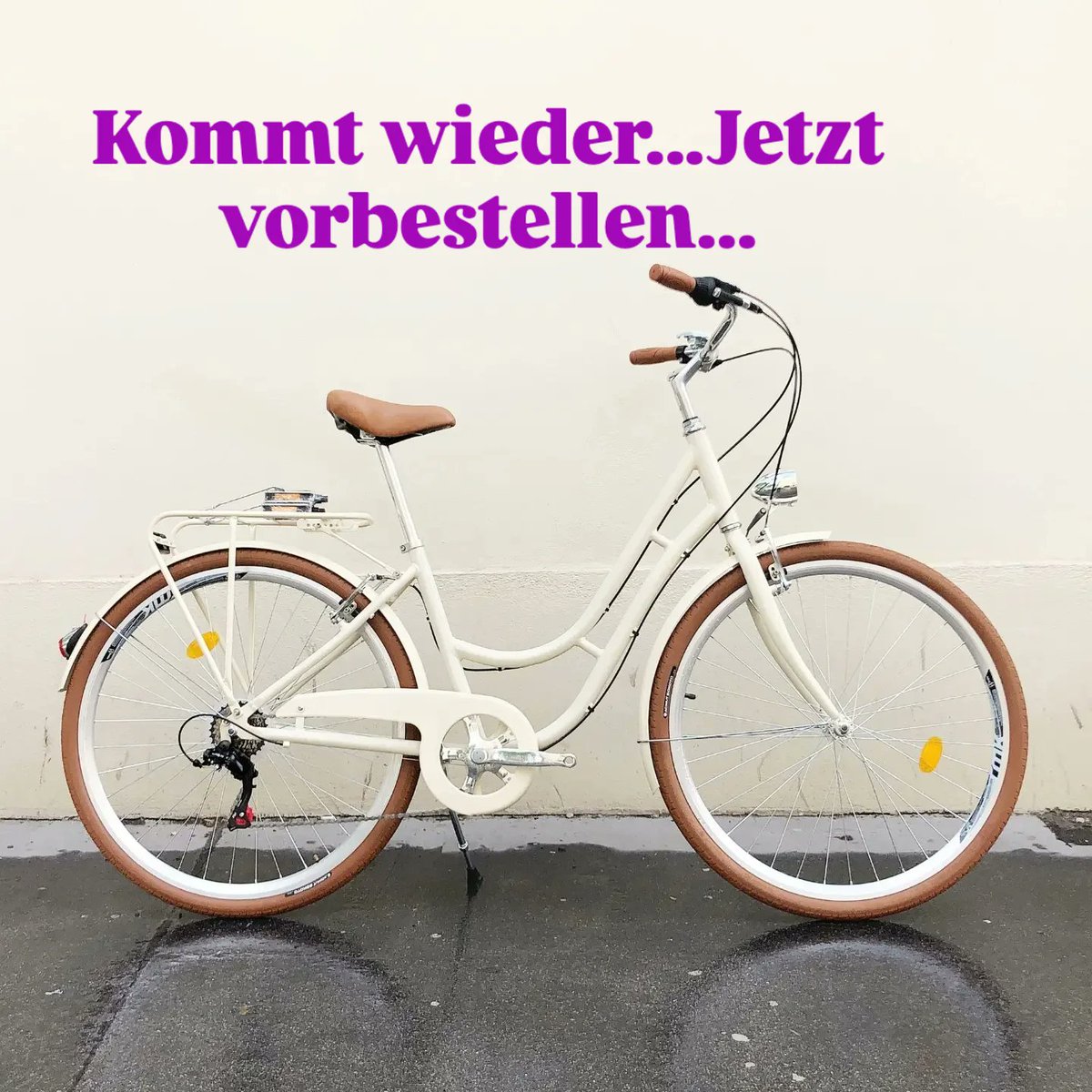 Ausverkaufte Bestseller bald wieder verfügbar! Jetzt vorbestellen! 
#fahrrad #glanzrad #radfahren