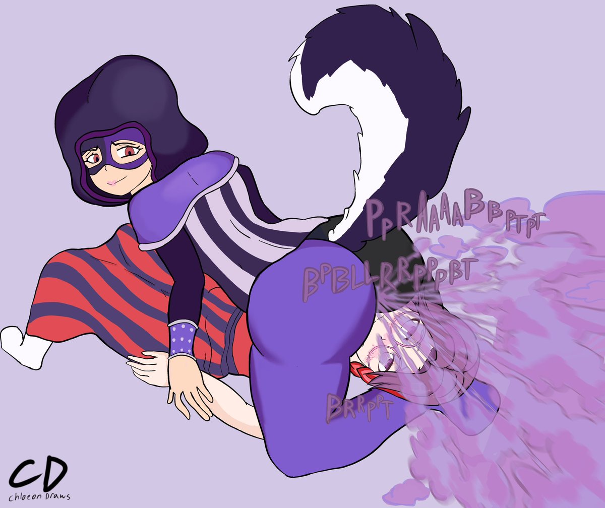 ChloeonDraws 🔞 (Comms Open 0/4) (@chloeondraws) on Twitter photo Comm from the lovely <a href="/AgentApplebooty/">AgentApplebutt</a> of her Ocs, the skunk mistress getting gassy and blowing some bubbly ones over Victoria’s face
#fartfetish #eproctophilia #gassy Comm from the lovely <a href="/AgentApplebooty/">AgentApplebutt</a> of her Ocs, the skunk mistress getting gassy and blowing some bubbly ones over Victoria’s face
#fartfetish #eproctophilia #gassy