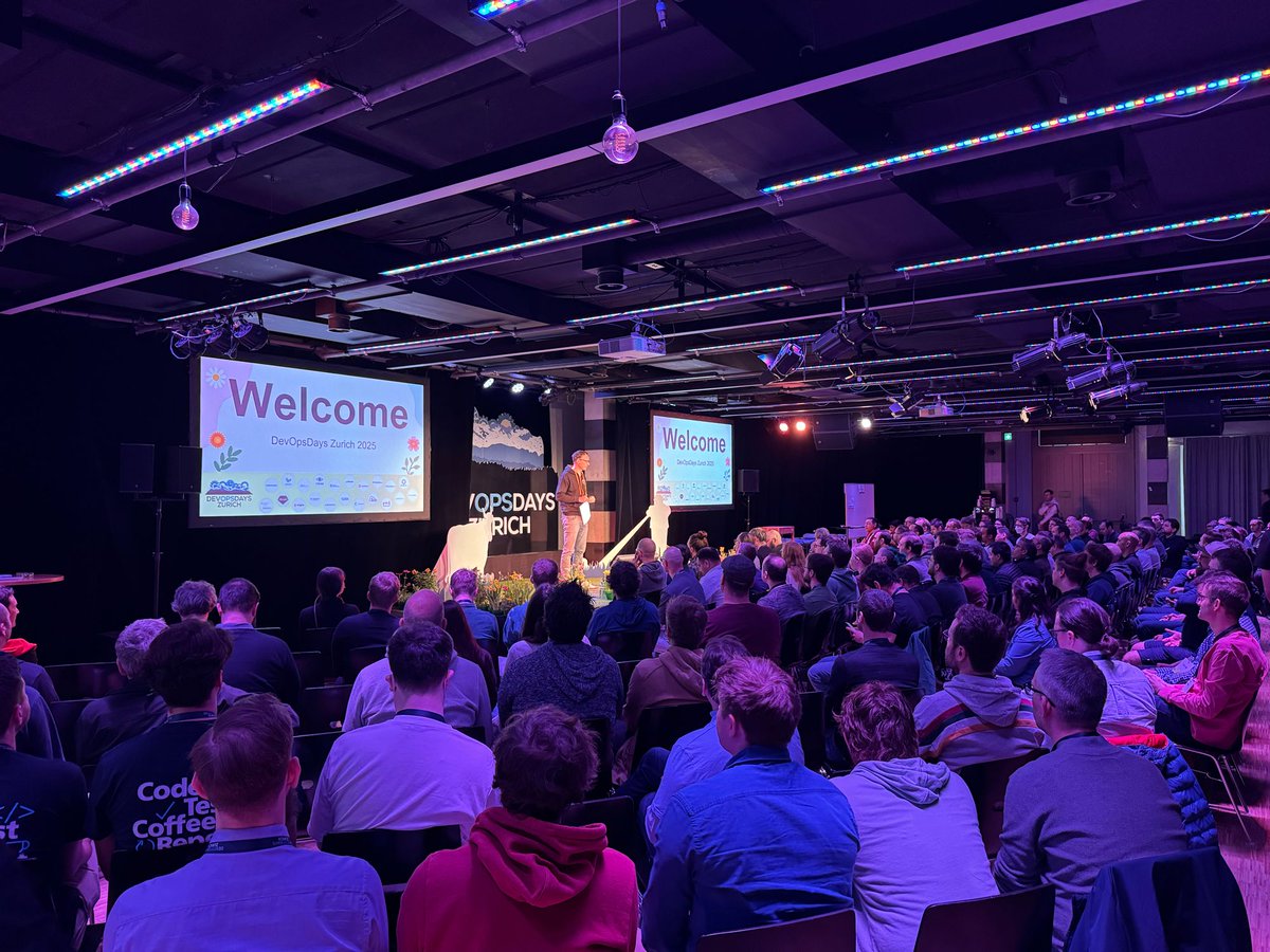 Kicking off Day 2 of DevOpsDays Zurich! 💪 #DevOpsDaysZH #dodzh #DevOpsDays