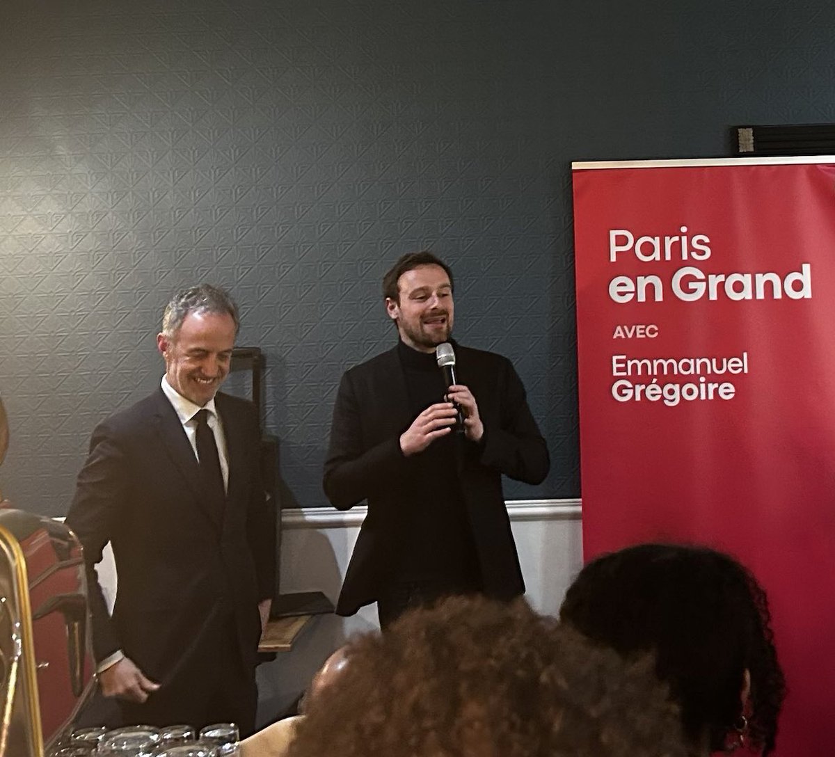 Gaston Laval (@glaval) on Twitter photo Merci de votre présence autour d'<a href="/egregoire/">Emmanuel Grégoire</a> hier soir à #Paris10!
2h d'échanges pour construire un <a href="/Paris_En_Grand/">Paris en Grand</a> : école publique, logement abordable, pouvoir d'achat, diversité commerciale, évolution socio-démographique de notre ville... et rendre Paris tjr plus féministe! 🟣 Merci de votre présence autour d'<a href="/egregoire/">Emmanuel Grégoire</a> hier soir à #Paris10!
2h d'échanges pour construire un <a href="/Paris_En_Grand/">Paris en Grand</a> : école publique, logement abordable, pouvoir d'achat, diversité commerciale, évolution socio-démographique de notre ville... et rendre Paris tjr plus féministe! 🟣