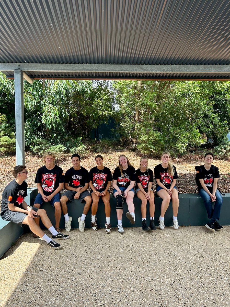 Positive role models = stronger, healthier young people! 
That’s exactly what our Red Frog Crew does at Maroochydore State High’s lunchtime Connect program—showing up, encouraging students, and creating a culture of support. Legends! 🙌