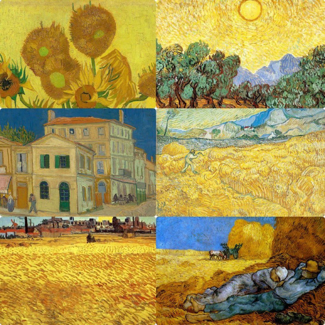 ertugrulcakma's tweet image. Van Gogh&apos;un sarısı, ışık ve umudu yansıtan bir renk mi, yoksa yalnızlığının bir yansıması mı? 🌻🎨 Güneşin altında parlayan buğday tarlalarından, sarı evine kadar onun dünyasını keşfetmek için bir bakış atın! #VanGogh #Sanat #RenklerinDili