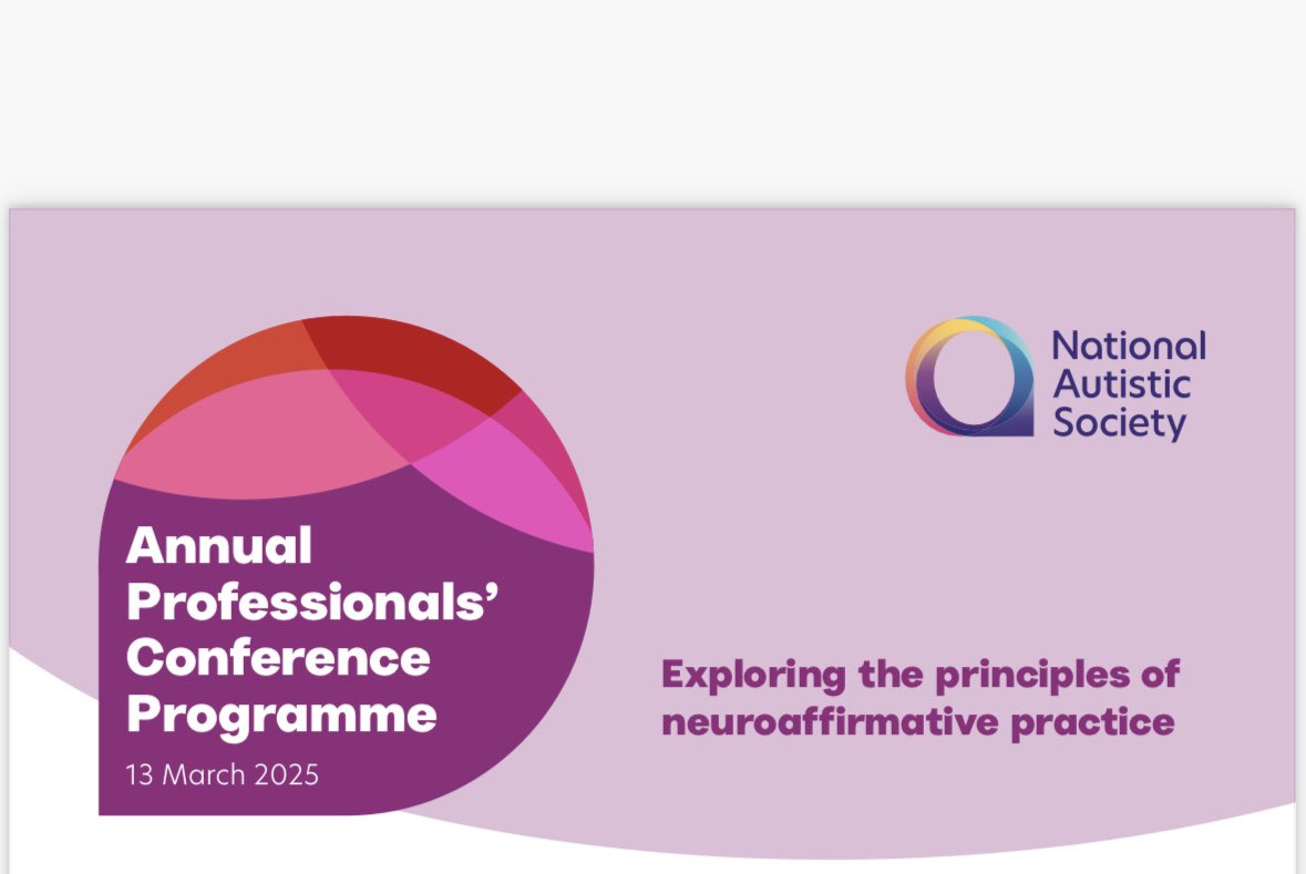Tiffany (@drtnelsonep) on Twitter photo I have had a few busy weeks of presenting which I’ve enjoyed but today I am really looking forward to listening and learning from the amazing line up of speakers at the <a href="/Autism/">National Autistic Society</a> National Autistic Society conference today
#autism #neuroaffirmingpractice I have had a few busy weeks of presenting which I’ve enjoyed but today I am really looking forward to listening and learning from the amazing line up of speakers at the <a href="/Autism/">National Autistic Society</a> National Autistic Society conference today
#autism #neuroaffirmingpractice