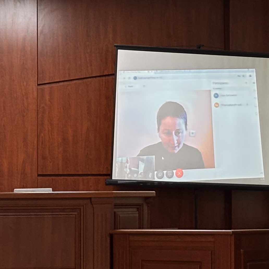 irmadimitradze's tweet image. 🟥 Here we are - the court hearing for the administrative charges against @MAmaghlobeli has begun.

🇩🇰🇳🇴Representatives from @DKAmbGeorgia and @NorwayAmbGeoArm are also attending, standing in support of press freedom and democracy!

#RepressionInGeorgia
#MediaUnderAttack