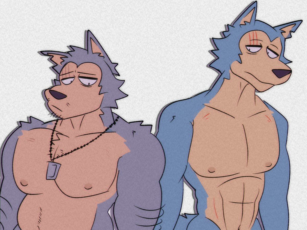 Janjauwu's tweet image. 2 wolves