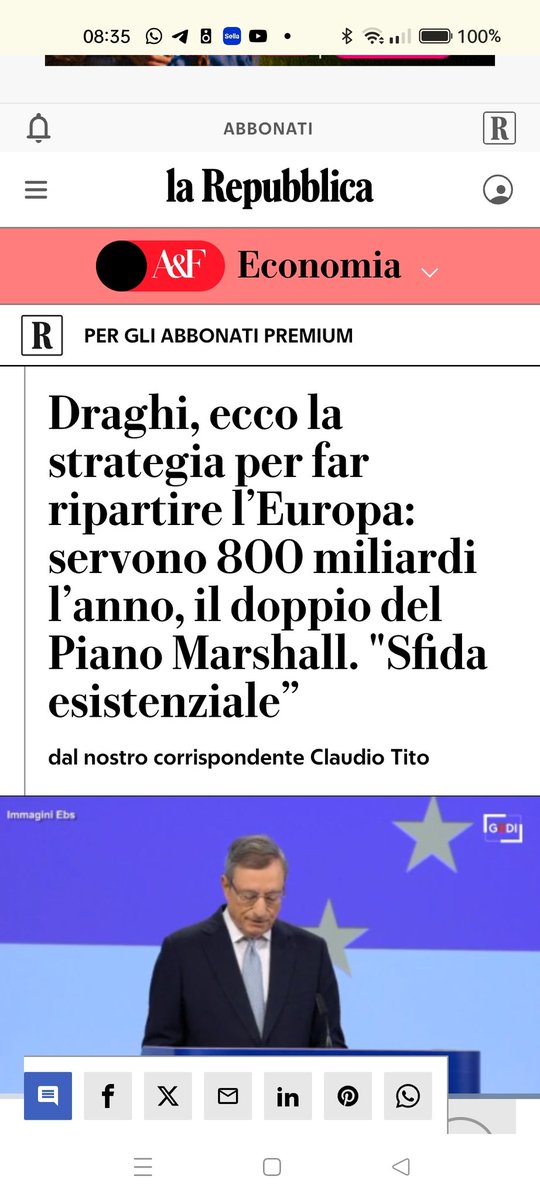 C'è da dire che sulle cifre sono molto coerenti
