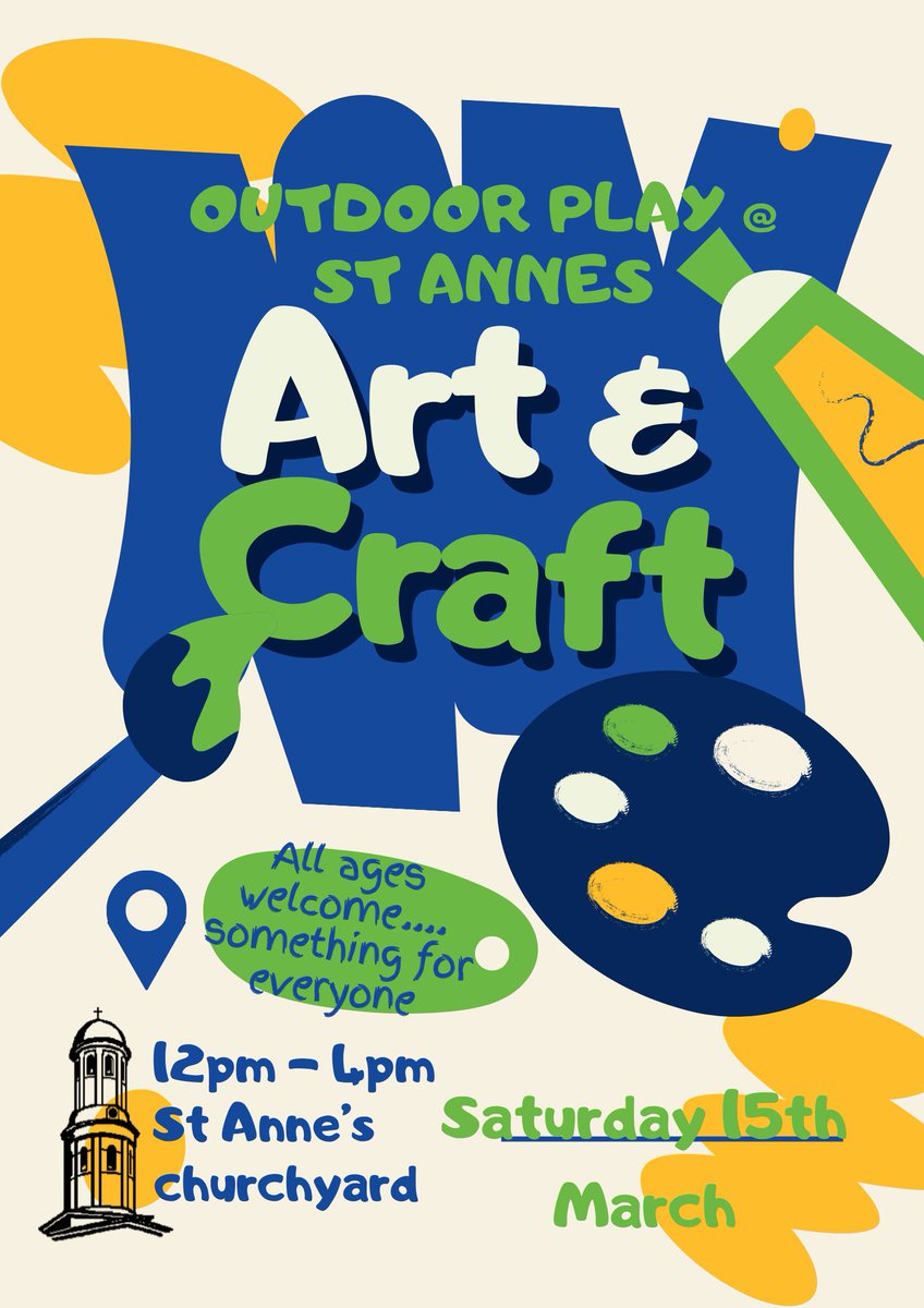 StAnneWandsw's tweet image. Outdoor Play @ St Anne's Church
This Saturday between 12-4
For all ages
No booking needed
Free of charge (donation welcome)
@SouthwarkCofE