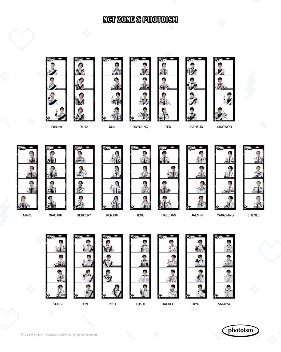 NCTDREAM JENO トレカ NCT ZONE XYZ POPUP 日本 NCT XYZ Pop-up Store in Japan Photocard Preview Jeno • random