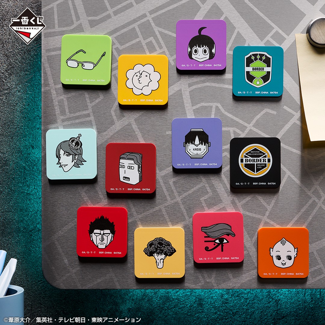 ◤◢◤◢◤◢◤◢◤◢◤◢
　全ラインナップ公開✨
一番くじ ワールドトリガー 
-仲間と紡ぐ、未来へ続く道-
◤◢◤◢◤◢◤◢◤◢◤◢

一番くじに迅 悠一のフィギュアが登場！
日常でも使いやすい雑貨も
多くラインナップ！

先日のシルエット画像の
描きおろしイラストの
答え合わせはコチラから👇