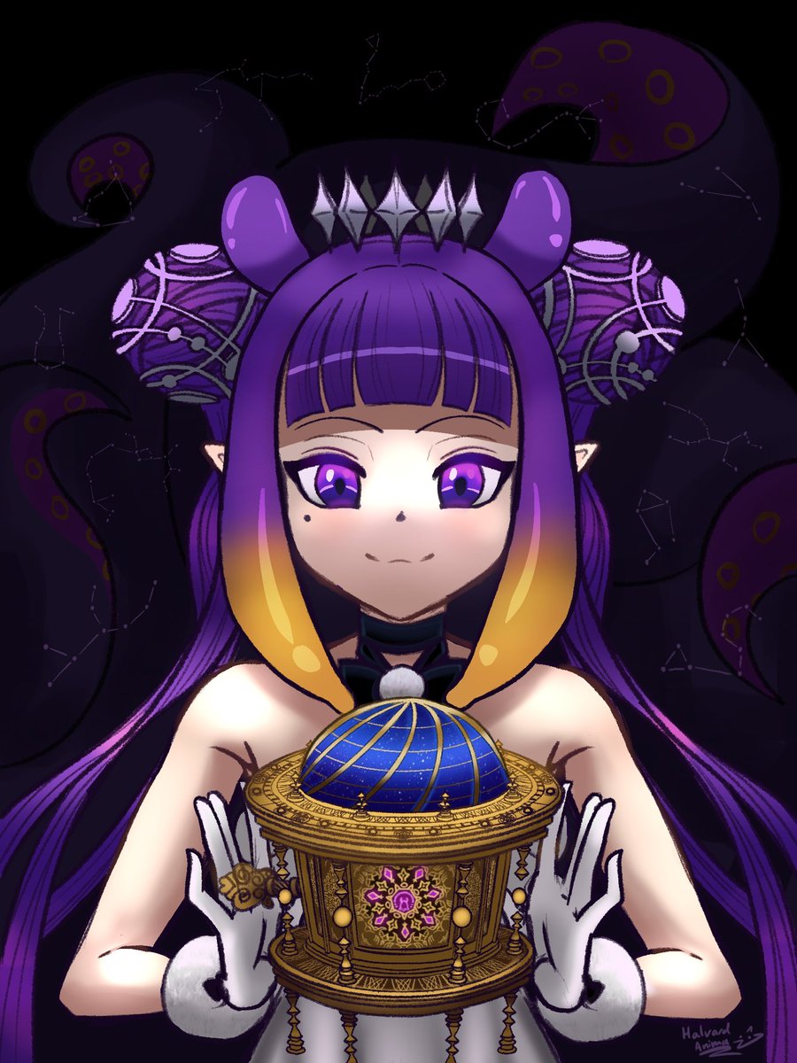 HalvardAnima's tweet photo. This is a picture I made for Ina’s Pleides 3d live! I’m glad I was definitely able to finish it on time. It would be really awkward if one was to miss the intended date by 2 and a half months. Lucky it’s still December 27th… right? #inART #いなーと  #Pleides3D #hololive https://t.co/appGkQtNwP