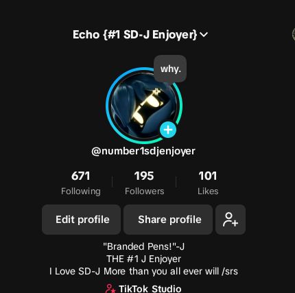 Echotheglitch8's tweet photo. I don't even post to TikTok where did 195 of you come from.
#mdtwt #murderdrones #mdtt https://t.co/IiJTuP6AWa