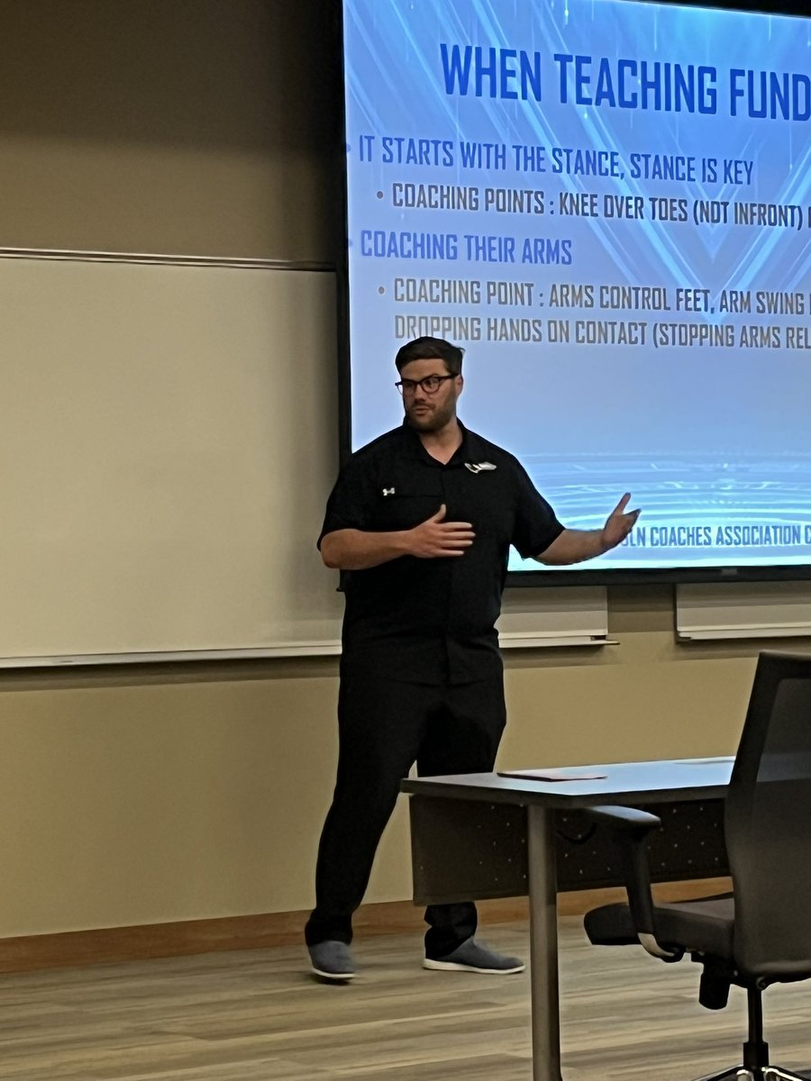 Lincoln Football Coaches Association (@lincfbcoaches) on Twitter photo Appreciate Nate Nuehaus with the NSAA coming to share tonight to the LFCA group! Also, great presentations from UNK football - Coach Baker and Coach McCoy! 🏈
<a href="/Coach_Lauck/">Brian Lauck</a> <a href="/CoachRHeld/">Ryan Held</a> <a href="/CoachNateBaker/">Nate Baker</a> <a href="/CoachGottula/">Ryan Gottula</a> Appreciate Nate Nuehaus with the NSAA coming to share tonight to the LFCA group! Also, great presentations from UNK football - Coach Baker and Coach McCoy! 🏈
<a href="/Coach_Lauck/">Brian Lauck</a> <a href="/CoachRHeld/">Ryan Held</a> <a href="/CoachNateBaker/">Nate Baker</a> <a href="/CoachGottula/">Ryan Gottula</a>