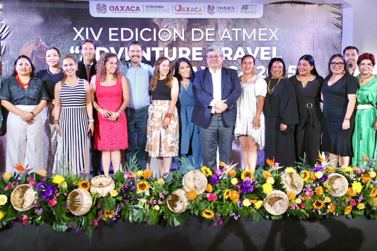FridaLyle's tweet photo. Que alegría atestiguar el inicio de la XIV edición del Adventure Travel Network 2025 (#ATMEX2025), el encuentro de turismo de #aventura y #naturaleza más importante de América Latina.

¡Bienvenidas y bienvenidas a Oaxaca, epicentro del turismo! https://t.co/OxgIiMDPGB