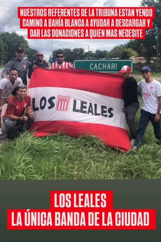 "FAMILIA PINCHARRATA"

PORQUE 8 CAMIONES CARGADOS DE MERCADERIA CON GENTE DE LOS LEALES FUERON EN APOYO A BAHIA BLANCA 🇦🇷💪🏻

#EDLP 🇦🇹🦁