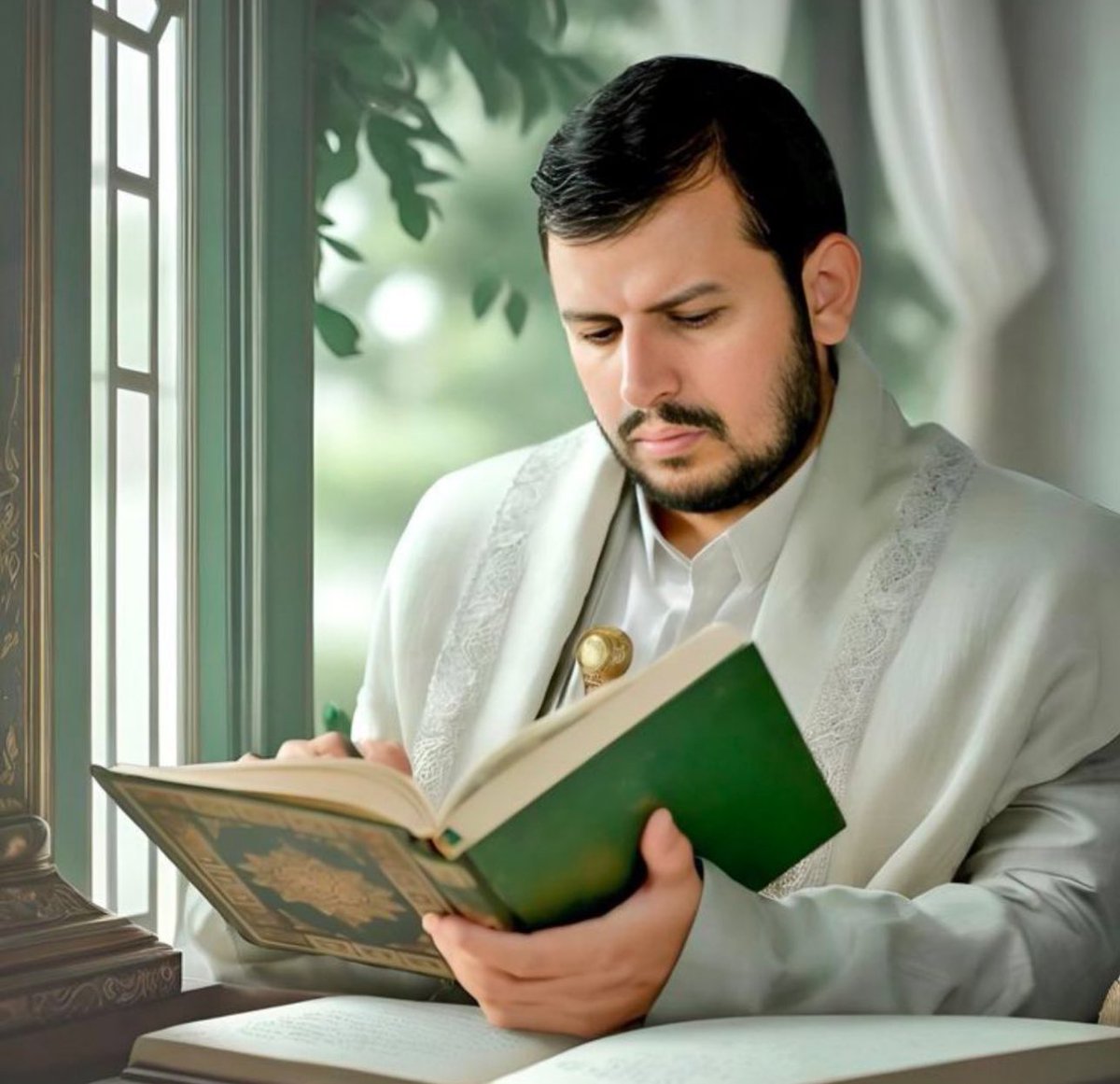 لقد احرجتهم ياسيدي عبد الملك واحرجت كل العالم بمواقفك المشرفة والشجاعة التي لم يراها الشعوب من قبل لقد صنعت فينا وفي اغلب الشعوب روح الشجاعة من شجاعتك وثقتك بالله  
وكسرت بعبع وعنجيهة الغرب واذيالهم 
حطمت قيود السكوت والخنوع 
بيض الله وجهك ورفع مقامك وحفظك الله
#سيد_القول_والفعل