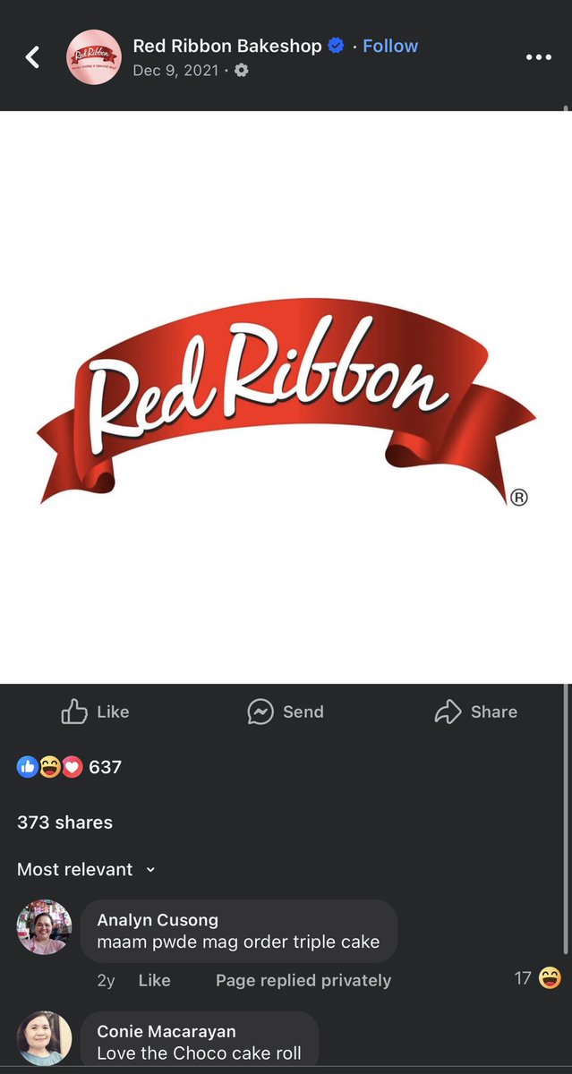 Dinamay pa ng mga Duterte ang Red Ribbon ayan tuloy nag restrict ng comment section hahahaha. 

Wake and Bake, kaya pala Red Ribbon ang peg ng logo?