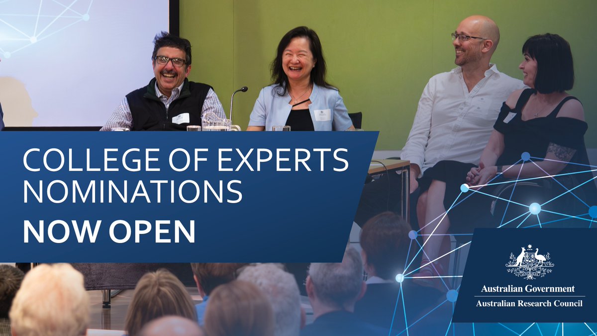 Australian Research Council (@arc_gov_au) on Twitter photo WEBINAR ALERT đź’»
The ARC is calling for nominations to its College of Experts. Join our webinar to learn about the nomination requirements, ARC’s expectations and the benefits of being a part of the College.
➡️ Wed 19 March
➡️ 1:00PM-2:00PM
➡️ Register: events.teams.microsoft.com/event/38c2b4a0… WEBINAR ALERT 💻
The ARC is calling for nominations to its College of Experts. Join our webinar to learn about the nomination requirements, ARC’s expectations and the benefits of being a part of the College.
➡️ Wed 19 March
➡️ 1:00PM-2:00PM
➡️ Register: events.teams.microsoft.com/event/38c2b4a0…