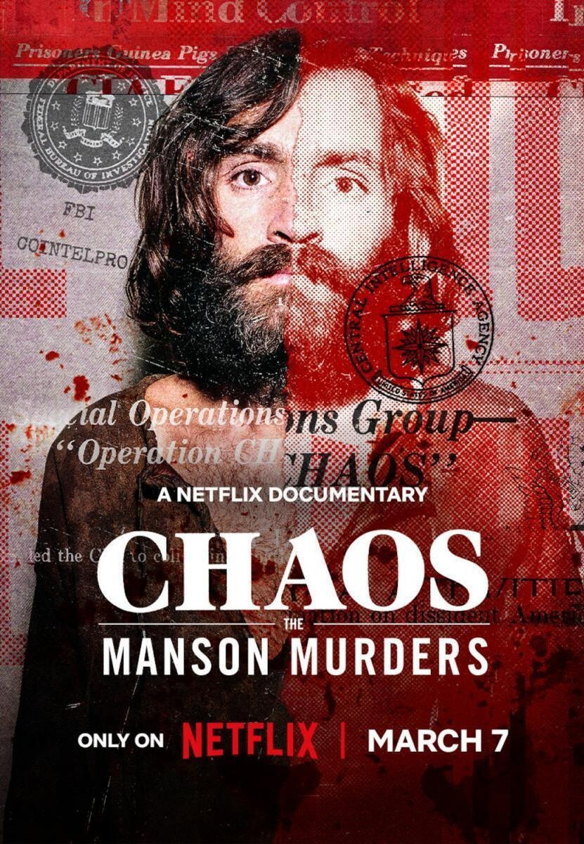 "Chaos, the Manson Murders" es un documental disponible ya en #Netflix que habla sobre las teorías de conspiración que rodean los asesinatos de Manson, poniendo en duda lo que se conoce hasta ahora de la familia Manson. Es dirigido por Errol Morris.