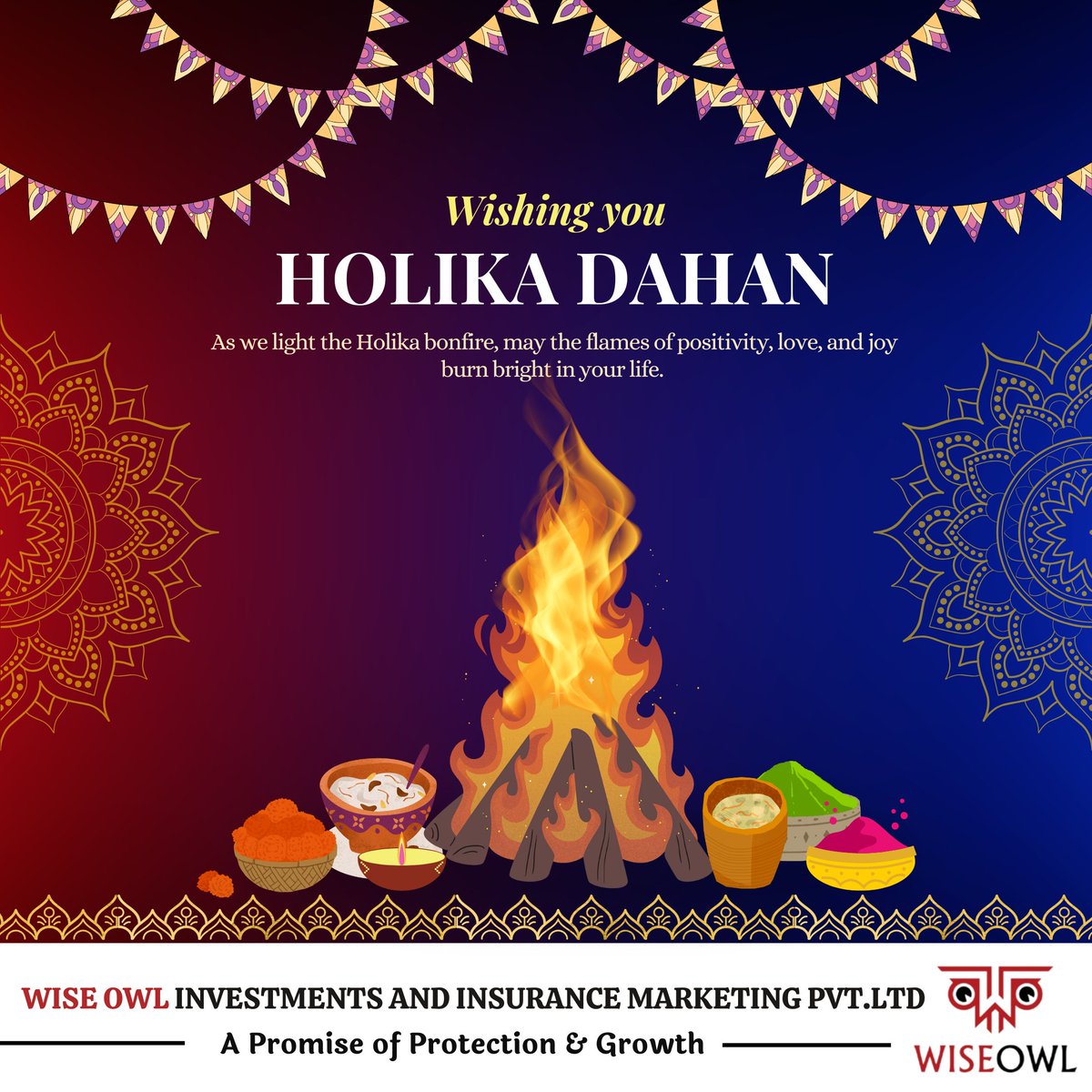 Wiseowl2016's tweet photo. May the fire of Holika Dahan burn away all negativity and bring happiness, prosperity, and good health into your life! 🔥✨
 #HappyHoliDahan https://t.co/TK60cdJbUZ