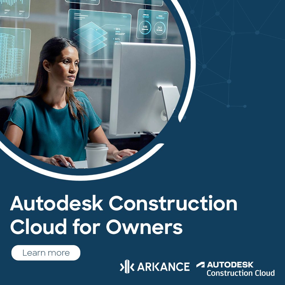Owners can deliver greater value to their organisation and customers when they are involved in projects early and throughout the project lifecycle.

Read more: bit.ly/4hu3WDR

#ACC #Autodesk #AutodeskConstructionCloud #ARKANCE