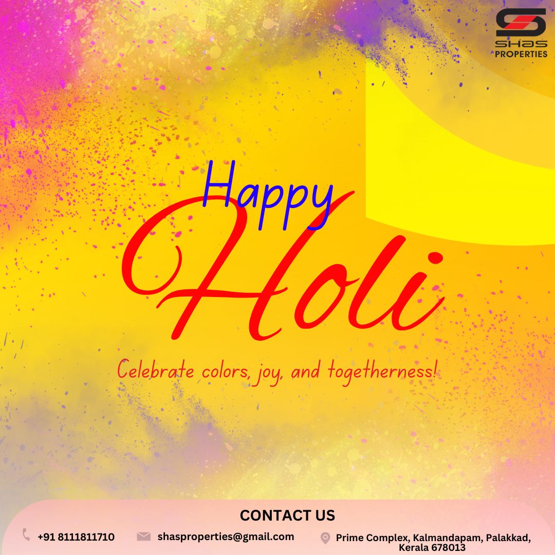 shasproperties's tweet photo. Adding vibrant colors to dreams and aspirations this Holi! 🌸🎨 May your life be filled with success, happiness, and new opportunities—just like the festival of colors. Happy Holi...

#Holi #colour #festival #Holi2025 https://t.co/S1pOsrAtjE
