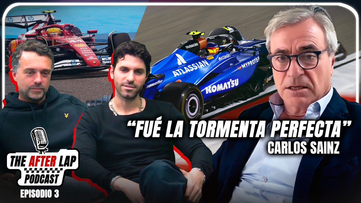 ¡Disfruta ya del nuevo episodio¡ Esta vez con nuestro invitado especial <a href="/CSainz_oficial/">Carlos Sainz</a>! | TheAfterLap Podcast 🎙️  <a href="/AlbertFabrega/">Albert Fabrega</a> <a href="/SquireMusic/">Jaime Alguersuari</a>
 
🔴Youtube:  youtu.be/xQSLYm4eBYQ?si…

🟢 Spotify: open.spotify.com/episode/0ztkMg…

🟠Ivoox: go.ivoox.com/rf/141562098
