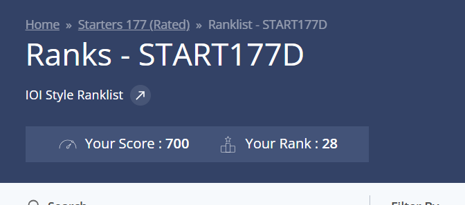 coding_ez24105's tweet image. Took on my very first CodeChef contest and secured 28th rank out of 40,885 participants! 🔥
Thinking of diving into Codeforces next—what do you all think? Should I go for it? ? 💭
I will share the rank after 5 contest.
#CodeChef #CompetitiveProgramming #Coding #Codeforces