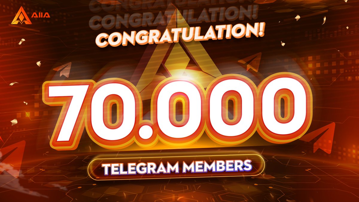 aiia_finance's tweet image. 🎉AIIA Finance Telegram SOARS to 70,000 Members! 

💰 Our $2M AIIA airdrop is STILL LIVE! Don’t miss your chance to claim your share! ⏳
📌 Claim now: airdrop.aiia.finance
🔗 Explore AIIA Docs: docs.aiia.finance
🌐 Visit our platform: app.aiia.finance
This is just…