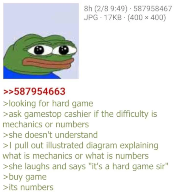 Greentext Poster tweet media