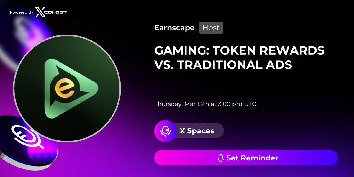 It's that time again! Join us on🗓️Thursday, 13th March 11 am EST | 3 PM UTC for our next episode. 

Hosts: 
<a href="/CryptoNaut22/">Cryptonaut</a> 
<a href="/SteveWoodUS/">Steve W</a> 

Our panelists: 
<a href="/BrianKostes/">BK 🥶</a>
<a href="/OpenLoot/">Open Loot</a>
@Emergify_xyz
<a href="/CrownChaserGame/">Crown Chaser 👑</a>
<a href="/FusionFunhouse/">FusionFunhouse</a>
<a href="/RozenburgCrypto/">Rozenburg</a>
<a href="/Zip_Clash/">ZipClash: Farm, Cook, Earn!</a>
<a href="/ThrustHubs/">Thrust</a>
@Cayenne361