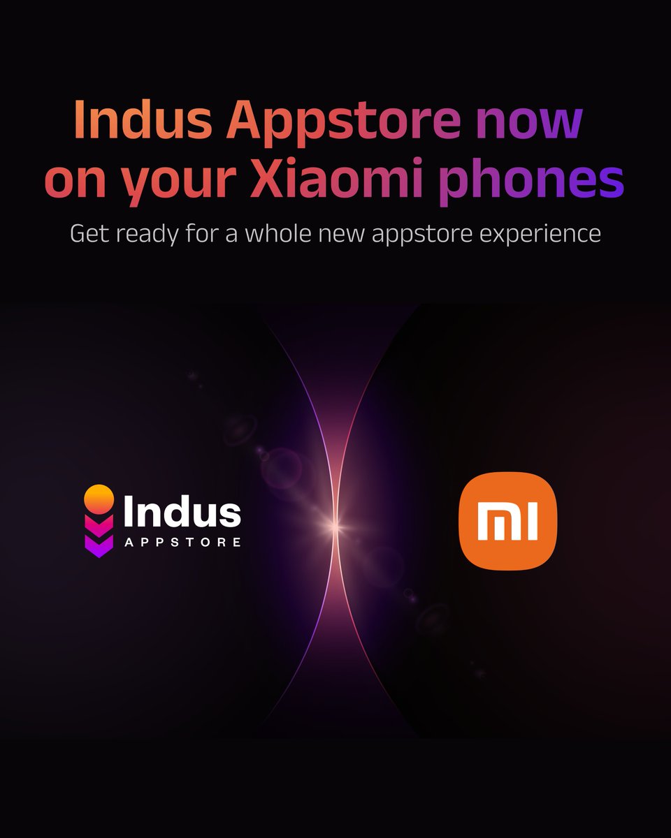 Indus Appstore (@indusappstore) on Twitter photo Indus Appstore x <a href="/XiaomiIndia/">Xiaomi India</a>
A new chapter begins. Get ready for a whole new app store experience, exclusively available on your Xiaomi devices!
Know more: indusappstore.com
#IndusAppstoreOnXiaomi Indus Appstore x <a href="/XiaomiIndia/">Xiaomi India</a>
A new chapter begins. Get ready for a whole new app store experience, exclusively available on your Xiaomi devices!
Know more: indusappstore.com
#IndusAppstoreOnXiaomi