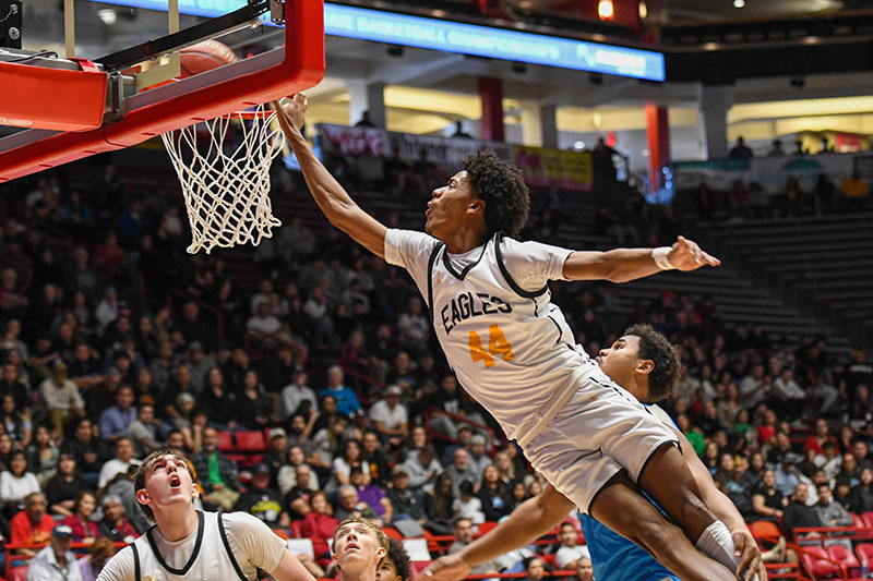 To see all the dramatic photo moments from the State Basketball Tournament at The Pit in ABQ, visit our website and hit the Hobbs Schools Photos button on the left side, browse by sport and game. Enjoy!
Let's GO Eagles!🦅🏀⭐