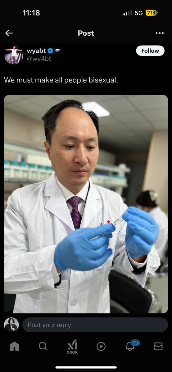 once i tried to teach about the eugenic dangers of human genome editing and studies that reduce human sexuality to genetic factors, but my students all just said this: