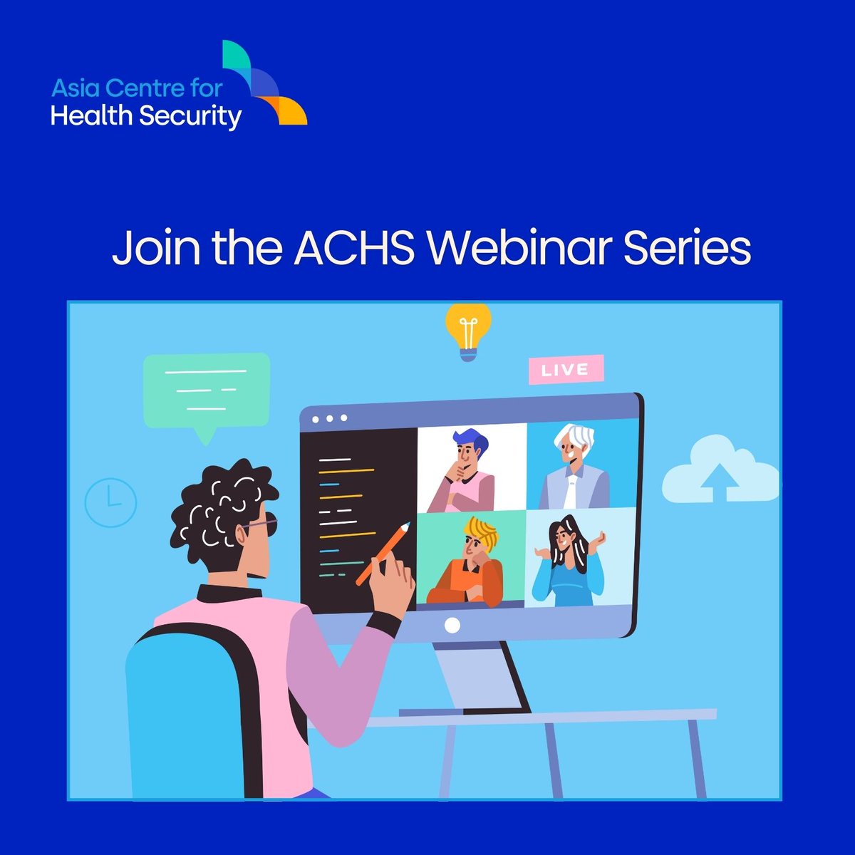 Asia Centre for Health Security (@asia_chs) on Twitter photo 💡Stay informed with the ACHS Webinar Series where experts discuss issues in global health security such as pandemic preparedness and biorisk management. In our inaugural session, Dr <a href="/FilippaLentzos/">Dr Filippa Lentzos</a> presented on, “How to Avoid Human-Made Pandemics".
More: asia-chs.org/webinar/achs-w… 💡Stay informed with the ACHS Webinar Series where experts discuss issues in global health security such as pandemic preparedness and biorisk management. In our inaugural session, Dr <a href="/FilippaLentzos/">Dr Filippa Lentzos</a> presented on, “How to Avoid Human-Made Pandemics".
More: asia-chs.org/webinar/achs-w…