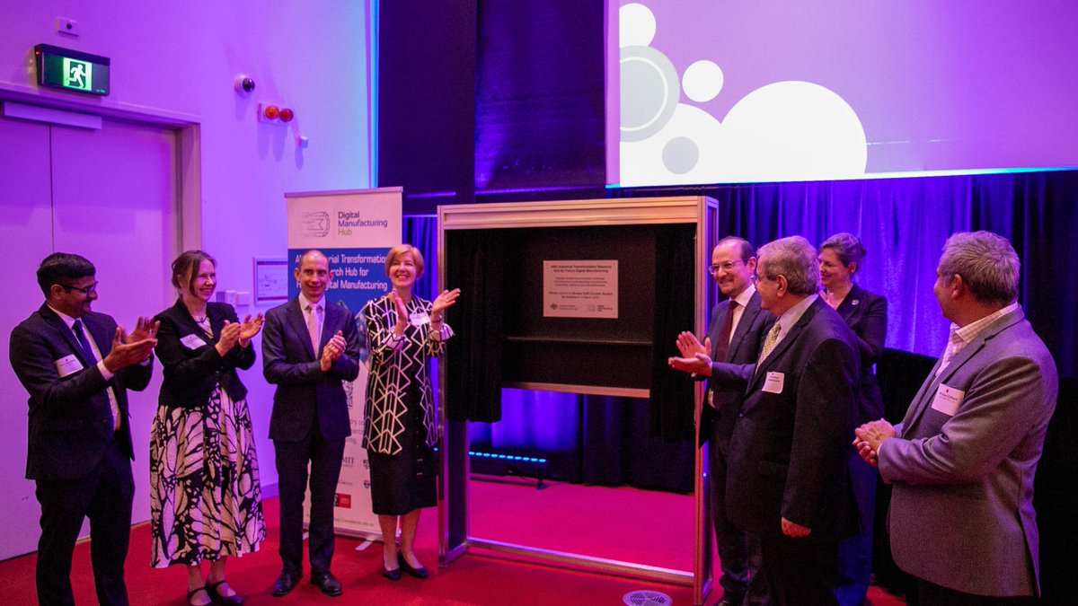 Australian Research Council (@arc_gov_au) on Twitter photo Today we proudly launched the ARC Research Hub for Future Digital Manufacturing at <a href="/Swinburne/">Swinburne University of Technology</a>. The Hub aims to grow and accelerate Australian digital manufacturing transformation via novel DM technology and commercialisation/adoption pathways. #ARC digitalmanufacturing.com.au Today we proudly launched the ARC Research Hub for Future Digital Manufacturing at <a href="/Swinburne/">Swinburne University of Technology</a>. The Hub aims to grow and accelerate Australian digital manufacturing transformation via novel DM technology and commercialisation/adoption pathways. #ARC digitalmanufacturing.com.au