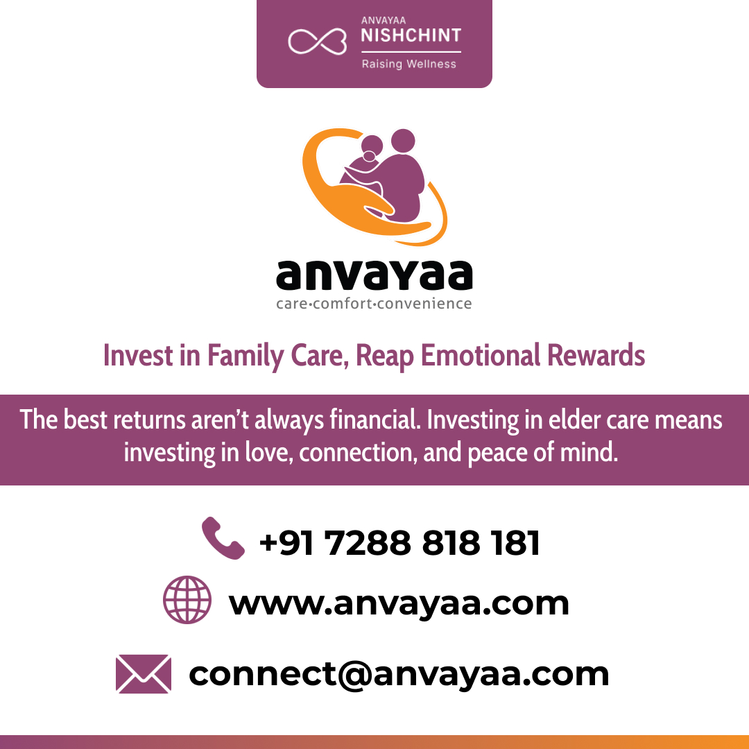 anvayaa123's tweet photo. A secure, happy elder = a stress-free, focused you. Investing in elder care is an investment in your own well-being too!
Know More: https://t.co/6tJIWv5xSq

#WellnessTruths #ElderCare #EmployeeWellness #ElderCareSupport #SeniorWellness #anvayaa #WorkLifeBalance #CareForCaregivers https://t.co/YTtL6HHqMT