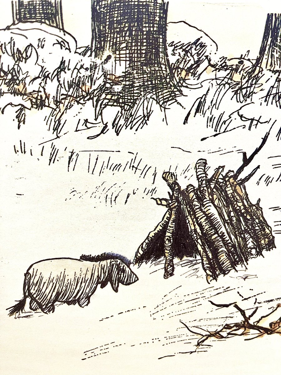They came round the corner, and there was Eeyore’s house, looking as comfy as anything. Eeyore went inside… and came out again. 
“Do you see, Pooh? Do you see, Piglet? Brains first and then Hard Work. Look at it! THAT’S the way to build a house,” said Eeyore proudly. ~A.A.Milne