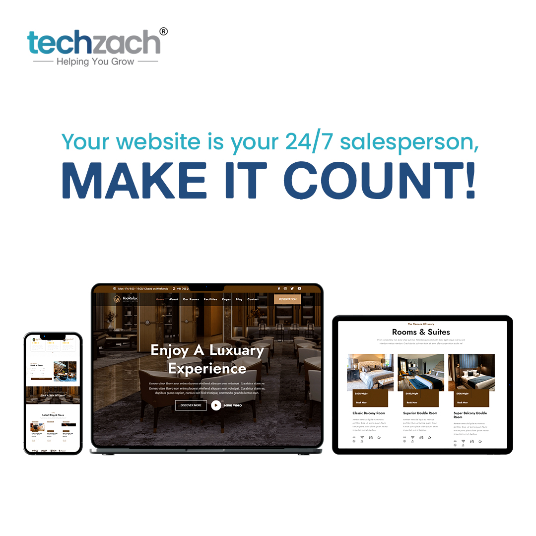 Techzach_en's tweet image. A well-designed website works around the clock, attracting customers and driving conversions. Let’s build something that truly represents your brand! 💻📱#WebDesign #Techzach #WebsiteDevelopment #Ecommerce #BusinessGrowth