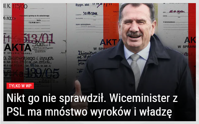 ‼️WAŻNE‼️W rządzie Donalda Tuska zasiada człowiek, który w przeszłości był skazywany za:
➡️ posługiwanie się sfałszowanymi fakturami
➡️ działanie na szkodę spółki, którą dziś nadzoruje jako wiceminister
➡️sąd uznał jego spółkę winną zdewastowania odpadami 10 ha państwowej ziemi.