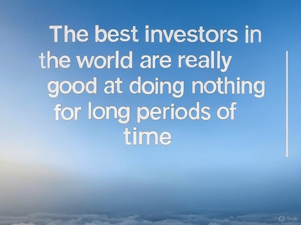 JinJooWon's tweet photo. 🌟 The Art of Doing Nothing: A Key to Investment Success 🌱
"The best investors in the world are really good at doing nothing for long periods of time." 💡 In a fast-paced market, patience pays off! ⏳
#Investment #LongTermInvestment #Patience #FinancialWisdom #SuccessSecret https://t.co/80qmsMxea8