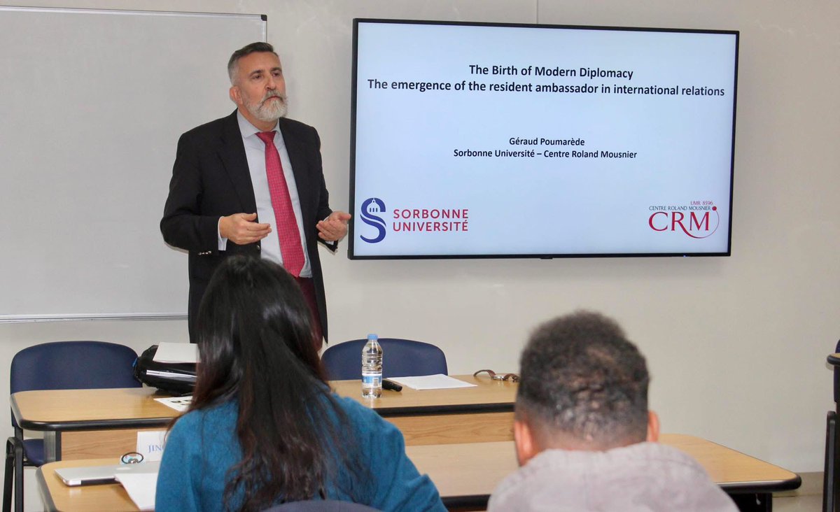 Mediterranean Academy of Diplomatic Studies MEDAC (@medac_malta) on Twitter photo Professor Géraud Poumarède who delivering lectures on the Origins of the Resident Ambassador as well as on the history of Franco-Ottoman Diplomatic Relations <a href="/MEDAC_Malta/">Mediterranean Academy of Diplomatic Studies MEDAC</a> . MEDAC expresses its gratitude towards the <a href="/MaltaInFrance/">Embassy of Malta in France</a> for its support.
<a href="/MFTMalta/">Ministry for Foreign Affairs and Tourism</a> <a href="/UMmalta/">University of Malta</a> Professor Géraud Poumarède who delivering lectures on the Origins of the Resident Ambassador as well as on the history of Franco-Ottoman Diplomatic Relations <a href="/MEDAC_Malta/">Mediterranean Academy of Diplomatic Studies MEDAC</a> . MEDAC expresses its gratitude towards the <a href="/MaltaInFrance/">Embassy of Malta in France</a> for its support.
<a href="/MFTMalta/">Ministry for Foreign Affairs and Tourism</a> <a href="/UMmalta/">University of Malta</a>
