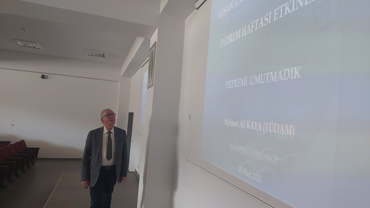 kesansyo's tweet photo. Üniversitemiz Doğal Afet Yönetimi Uygulama ve Araştırma Merkez Müdürü Prof. Dr. Mehmet Ali KAYA tarafından Yüksekokulumuz Acil Yardım ve Afet Yönetimi Bölümü öğrencilerine 1-7 Mart Deprem Haftası kapsamında 5 Mart 2025 tarihinde seminer verilmiştir.

https://t.co/70JiRzSuhh https://t.co/OaAqMDJj9v