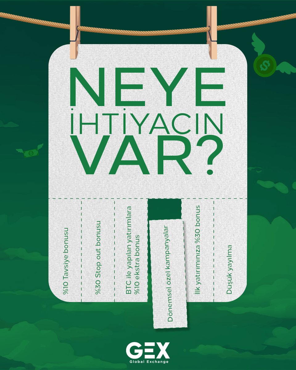 Neye ihtiyacın var ? 

Aradığın her şey Gex Finance'da ✅

#gex #forex #forexsignals #forextrader #forextr #ALTIN #XAUUSD #BORSA #Borsaistanbul #dolar #viop30 #vakıfbank #RealMadrid