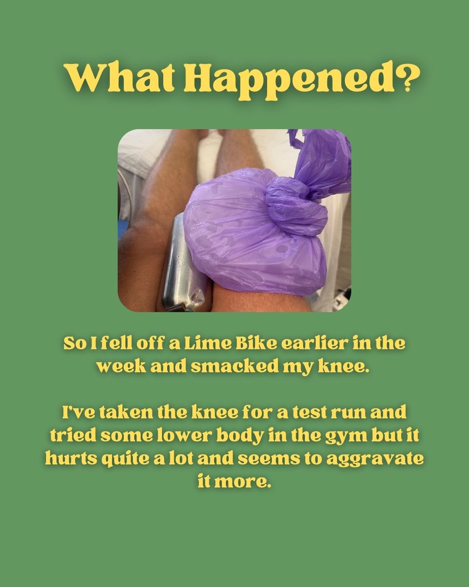 tourdethomo's tweet image. Lime Bikes, Niggles &amp;amp; Knocks

So I’ve smacked my knee. I was pissed off but it’s time to get over it and find a solution. Here’s how to keep sane and happy when injured and recover quickly. 

#running #knock #setback