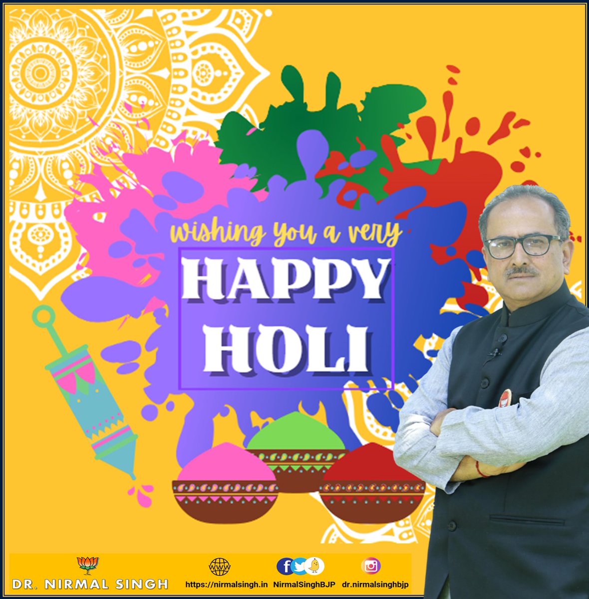 Dr Nirmal Singh (@nirmalsinghbjp) on Twitter photo рд░рдВрдЧреЛрдВ рдХреА рддрд░рд╣ рдЖрдкрдХреЗ рдЬреАрд╡рди рдореЗрдВ рднреА рдЦреБрд╢рд┐рдпрд╛рдБ, рд╕рдлрд▓рддрд╛ рдФрд░ рдирдП рдЕрд╡рд╕рд░ рдЪрдордХрддреЗ рд░рд╣реЗрдВред
рд╣реЛрд▓реА рдХреЗ рдкрд╛рд╡рди рдЕрд╡рд╕рд░ рдкрд░ рд╕рднреА рдХреЛ рдореЗрд░реА рдУрд░ рд╕реЗ рд╣рд╛рд░реНрджрд┐рдХ рд╢реБрднрдХрд╛рдордирд╛рдПрдВред
#HappyHoli #HoliFestival #ColorsOfJoy #Holi2025 #FestivalOfColors #CelebrateWithWaywise #SuccessAndColors рд░рдВрдЧреЛрдВ рдХреА рддрд░рд╣ рдЖрдкрдХреЗ рдЬреАрд╡рди рдореЗрдВ рднреА рдЦреБрд╢рд┐рдпрд╛рдБ, рд╕рдлрд▓рддрд╛ рдФрд░ рдирдП рдЕрд╡рд╕рд░ рдЪрдордХрддреЗ рд░рд╣реЗрдВред
рд╣реЛрд▓реА рдХреЗ рдкрд╛рд╡рди рдЕрд╡рд╕рд░ рдкрд░ рд╕рднреА рдХреЛ рдореЗрд░реА рдУрд░ рд╕реЗ рд╣рд╛рд░реНрджрд┐рдХ рд╢реБрднрдХрд╛рдордирд╛рдПрдВред
#HappyHoli #HoliFestival #ColorsOfJoy #Holi2025 #FestivalOfColors #CelebrateWithWaywise #SuccessAndColors
