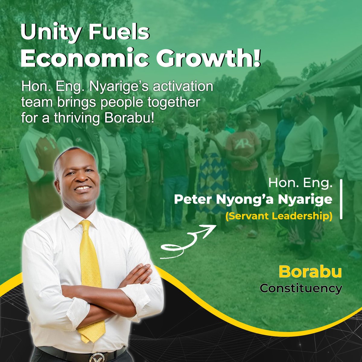 NyarigePeter's tweet image. Growth starts with unity! Borabu is thriving through teamwork and shared goals. 
  #EconomicGrowth #Borabu #UnityForSuccess #HonEngNyarige #Development #Leadership #Collaboration #Empowerment #CommunityFirst #StrongerTogether #Innovation #Progress #LocalEconomy