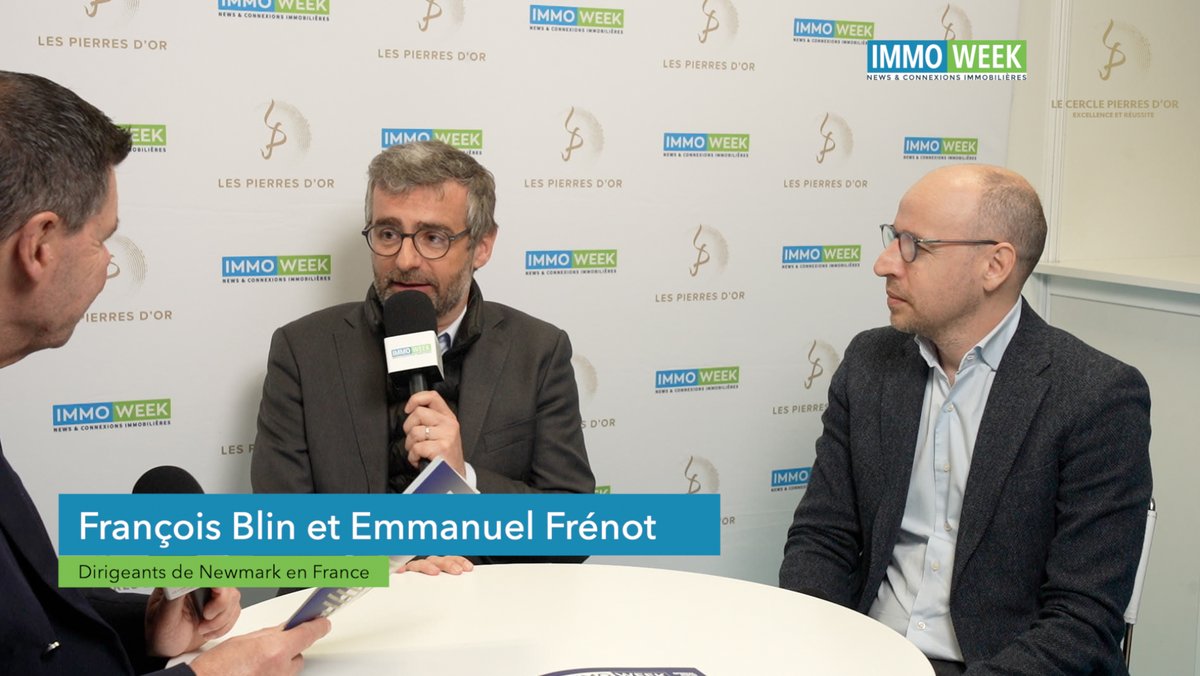 C'est au #Mipim 24 qu'a été lancée, en France, la sté de conseil <a href="/Newmark/">Newmark</a> (siège à New York) avec à sa tête, pour l'Hexagone, François Blin &amp; Emmanuel Frénot. Les 2 experts dressent un bilan et évoquent leur stratégie pour <a href="/immoweek/">Immoweek</a> 
&gt;&gt; urls.fr/_B4Jgz