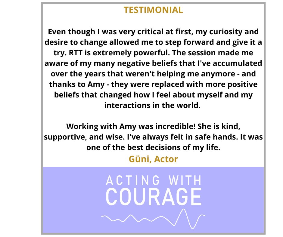 **TESTIMONIAL THURSDAY***

What I love most about these words is hearing that this client wasn't entirely sure about the work at first but he took a leap of faith &amp; really committed to the process.

#actors #wellnesssolutions #Hypnotherapy